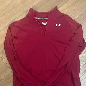 Under Armour Crimson Quarter-Zip Top